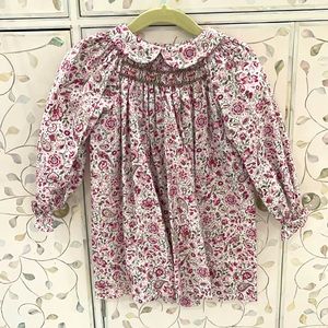 La coqueta baby girl dress with smocking